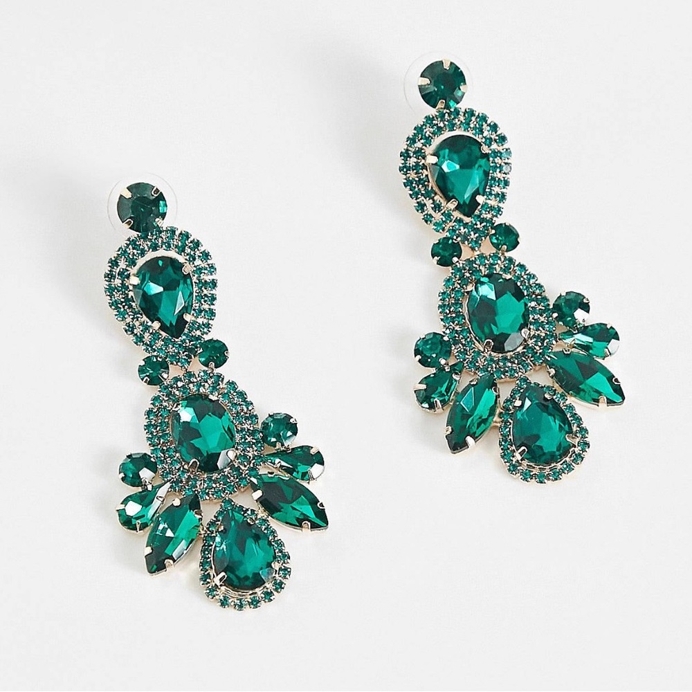 ASOS Green Earrings
